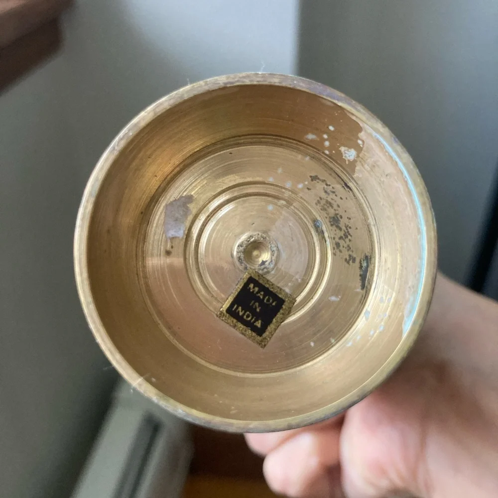 Vintage Brass Vase - Made in India